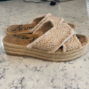 Sam Edelman Wedge sandal size 8  1/2